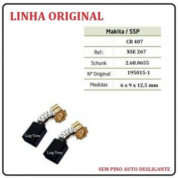 XSE 267 - ESCOVA DE CARVÃO MAKITA - CB 407