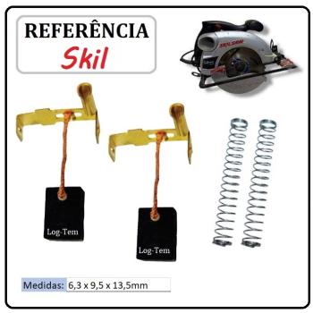 JOGO DE ESCOVA DE CARVÃO - SERRA CIRCULAR SKIL - 2610993156 - 1865
