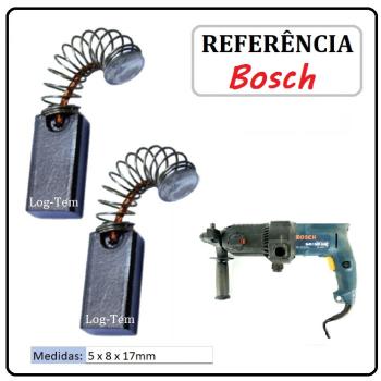 JOGO DE ESCOVA DE CARVÃO - MARTELETE BOSCH - 1607014117 - 11221.6 - GAH 500 DSE