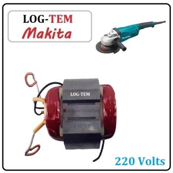 P4-72 / 526158-2 -  ESTATOR / BOBINA / CAMPO - ESMERILHADEIRA MAKITA 220 V - GA 7020 - POS.17 - ORIGINAL