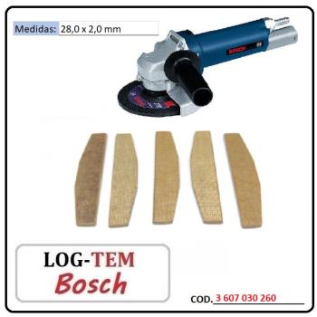 C10-3 / 3607030260 - JOGO DE 5 PALHETAS - ESMERILHADEIRA PNEUMATICA BOSCH - 7352 - 550 WATT-SERIE - POS.804 - ORIGINAL