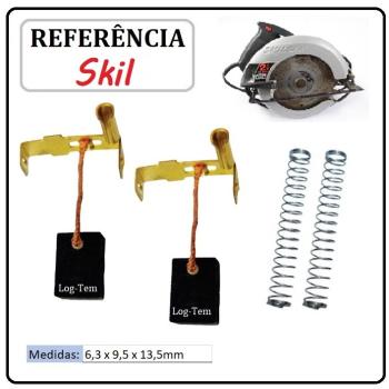 JOGO DE ESCOVA DE CARVÃO - SERRA CIRCULAR SKIL - 2610993156 - 5150