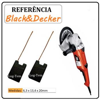 JOGO DE ESCOVA DE CARVÃO - ESMERILHADEIRA BLACK & DECKER - KG 2001