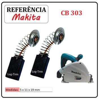 JOGO DE ESCOVA DE CARVÃO - SERRA CIRCULAR MAKITA - 194996-6 - CB 303 - SP 6000