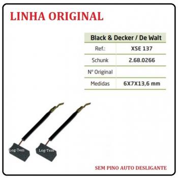 P4-3-1 / XSE 137 - ESCOVA DE CARVÃO DEWALT - DW 508