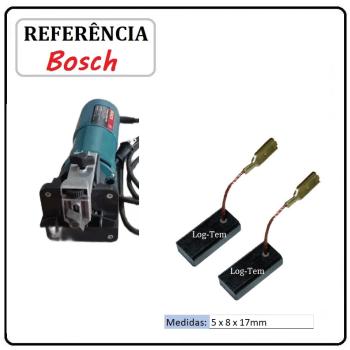 JOGO DE ESCOVA  DE CARVÃO - FRESADORA BOSCH - 2604320912 - 3261.2 - PKF 25