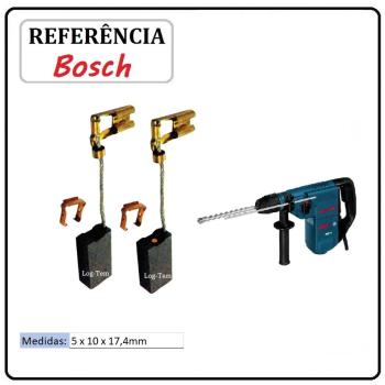 JOGO DE ESCOVA DE CARVÃO - MARTELO BOSCH - 1617014124 - 11243 - GBH 4 TOP