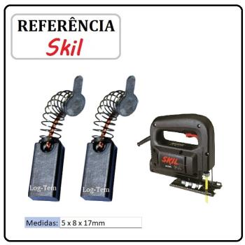 JOGO DE ESCOVA DE CARVÃO - SERRA TICO-TICO SKIL -  9618086870 - 4127
