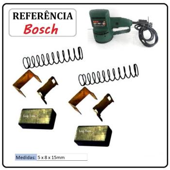 JOGO DE ESCOVA DE CARVÃO - ESMERILHADORA EXCENTRICA BOSCH -  2604321917 - 3282 - PEX 11 A