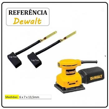 JOGO DE ESCOVA DE CARVÃO - LIXADEIRA ORBITAL DEWALT - 445861-13 - DW 412