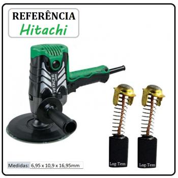 JOGO DE ESCOVA DE CARVÃO - LIXADEIRA CINTA HITACHI - 999-038 - SP 18 SB