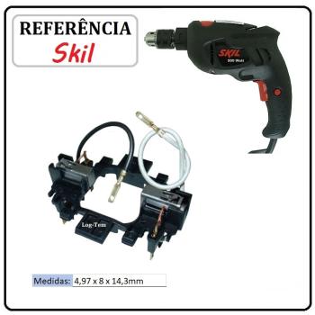 JOGO DE ESCOVA DE CARVÃO - FURADEIRA SKIL - F000612031 - 6640