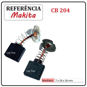 ESCOVA DE CARVÃO MAKITA - CB204 - C/ 1 PINO AUTO DESLIGANTE