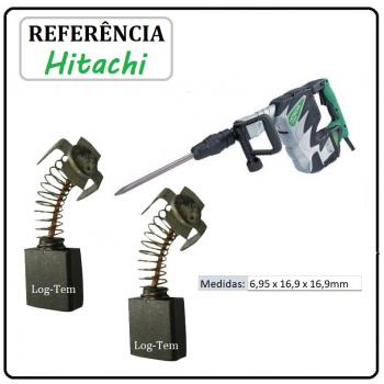 JOGO DE ESCOVA DE CARVÃO - MARTELETE HITACHI - 999-086 - H 60 MR