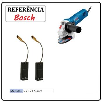 J-1-19 / JOGO DE ESCOVA DE CARVÃO - ESMERILHADEIRA BOSCH - F000611029 - 1347 - GWS 7-115 - ORIGINAL