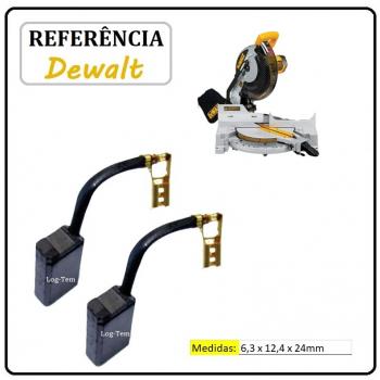 JOGO DE ESCOVA DE CARVÃO - SERRA DE ESQUADRILHA DEWALT - 381028-02 - DW 703