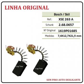 XSE 263 A - ESCOVA DE CARVÃO BOSCH - GKS 235 - S/ PINO