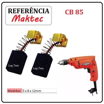 JOGO DE ESCOVA DE CARVÃO - FURADEIRA MAKTEC - 194973-8 - CB 85 - MT 603
