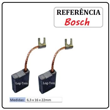 JOGO DE ESCOVA DE CARVÃO - LIXADEIRA BOSCH - 1607014103 - 1323.4