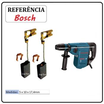 JOGO DE ESCOVA DE CARVÃO - MARTELO BOSCH - 1617014124 - 11222 - GBH 4 DSC