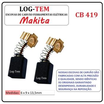 ESCOVA DE CARVÃO MAKITA - 6x9x13,5mm
