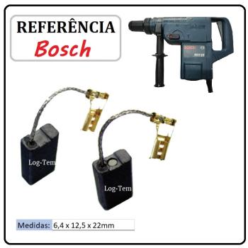 JOGO DE ESCOVA DE CARVÃO - MARTELO BOSCH - 1617014122 - 11227 - GBH 38