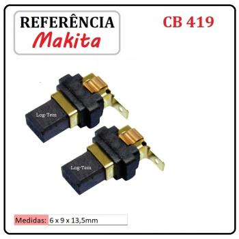 ESCOVA DE CARVÃO MAKITA - CB419 - C/ PORTA ESCOVA