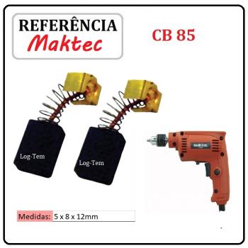 JOGO DE ESCOVA DE CARVÃO - FURADEIRA MAKTEC - 194973-8 - CB 85 - MT 651