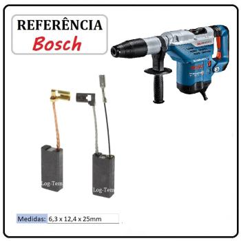 JOGO DE ESCOVA DE CARVÃO - MARTELO BOSCH - 1617014144 - 11B64 - GBH 5-40 DCE