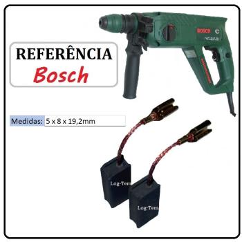 JOGO DE ESCOVA DE CARVÃO - MARTELETE BOSCH - 1617014134 - 3326 - PBH 240 RE