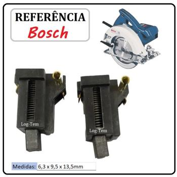 K4-255 / JOGO DE ESCOVA DE CARVÃO C/ PORTA ESCOVA - SERRA CIRCULAR BOSCH  - 2610993156 - 1573 - GKS 7 1/4 