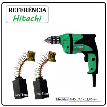 JOGO DE ESCOVA DE CARVÃO - FURADEIRA HITACHI - 999-041 - DV 10 VC2
