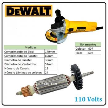 INDUZIDO / ROTOR / MOTOR 110 V - DWE 4020 B2 - POS.35
