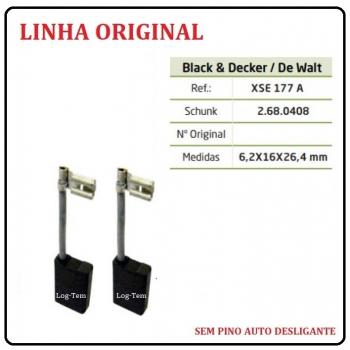 XSE 177 A - ESCOVA DE CARVÃO DEWALT - D25900 K S/ PINO