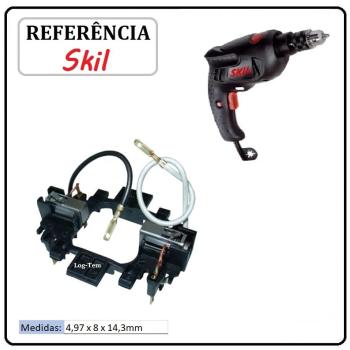 JOGO DE ESCOVA DE CARVÃO - FURADEIRA SKIL - F000612031 - 6642
