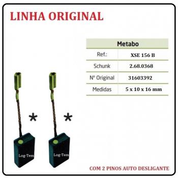 XSE 156 B - ESCOVA DE CARVÃO METABO W 7-115 - C/ 2 PINOS