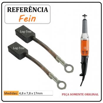 L-1-66 / JOGO DE ESCOVA DE CARVÃO - RETIFICA FEIN - 30711066000 - EZ 1167 MS  - ORIGINAL