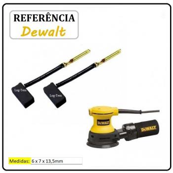 JOGO DE ESCOVA DE CARVÃO - LIXADEIRA ORBITAL DEWALT - 445861-03 - DW 421