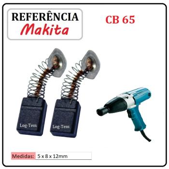 JOGO DE ESCOVA DE CARVÃO - CHAVE DE IMPACTO MAKITA - 191628-6 - CB 65 - 6905 B