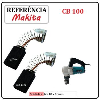 JOGO DE ESCOVA DE CARVÃO - TESOURA PUNCAO MAKITA - 194974-6 - CB 100 - JN 3200