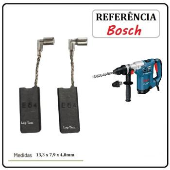 J-1-29 / JOGO DE ESCOVA DE CARVÃO - MARTELO BOSCH - 1614321079 - 11C32 - GBH 4-42 DRF - ORIGINAL