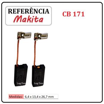 ESCOVA DE CARVÃO MAKITA - 6,4x13,4x26,7 mm - C/ 1 PINO AUTO DESLIGANTE