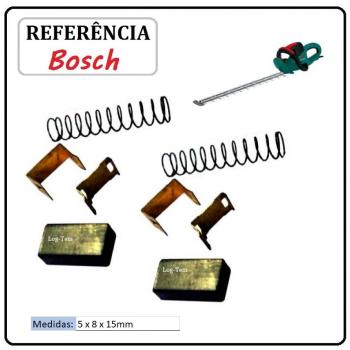 JOGO DE ESCOVA DE CARVÃO - CORTADORA  DE ARBUSTO BOSCH -  2604321917 - 0840 - AHS 600