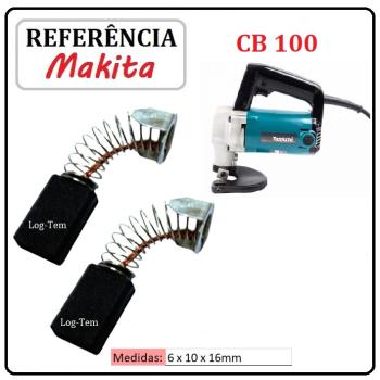 JOGO DE ESCOVA DE CARVÃO - TESOURA FACA MAKITA - 194974-6 - CB 100 - JS 3200