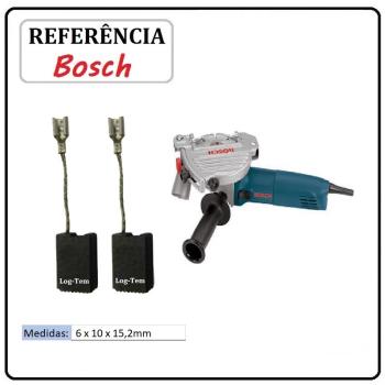 JOGO DE ESCOVA  DE CARVÃO -  REDIFICADOR BOSCH - 1607014176 - 1775 E