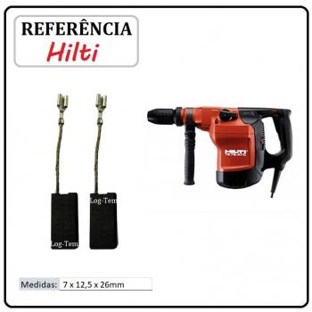 JOGO DE ESCOVA DE CARVÃO - MARTELO HILTI - 330478 - TE 706 ATC