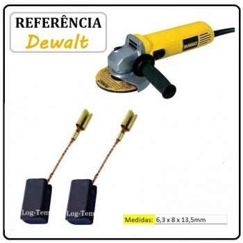 JOGO DE ESCOVA DE CARVÃO - ESMERILHADEIRA DEWALT - 930151-00 - DWE4010 B2 - ORIGINAL