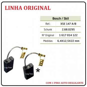 XSE 147 A/B - ESCOVA DE CARVÃO BOSCH - 11230 - C/ 1 PINO