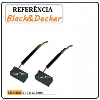 JOGO DE ESCOVA DE CARVÃO - FURADEIRA BLACK & DECKER - 1161