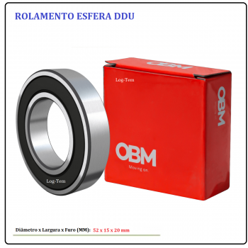 6304 - ROLAMENTO ESFERA DDU